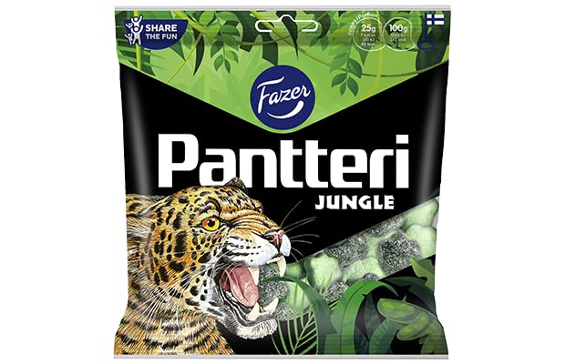 Fazer Pantteri Jungle Mix Candy 5 Packungen von 280 g 49,5 Unzen