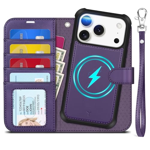 TUCCH iPhone 17 Pro Ή P[X 蒠^ 2 in 1  6.3C` Xgbvt O RFIDubLO 4J[h|Pbg uX^h@\ Ռz Sʕی PU ӂ17v ΉJo[ 202