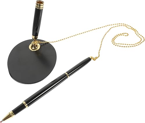 STOBOK Bolígrafos de escritura Pluma resistente al desgaste Pluma de firma Tabla Pluma fija Accesorio de negocios Pluma multifunción Bolígrafo de