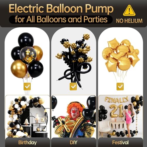 Image of Bezente 3-in-1 Air Balloon Pump Electric Inflator Blower Machine