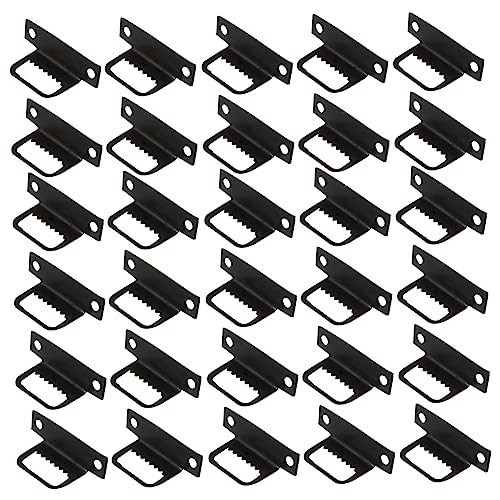 Image of Picture Hanging Hardware 100pcs L-Shape Hooks Hangers for Wall Art Photo Frames Sturdy Metal