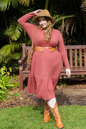 Image of RITERA Plus Size Dresses for Curvy Women Summer Spring Womens Dress V Neck Short Sleeve Casual Dress with Pockets XL-5XL