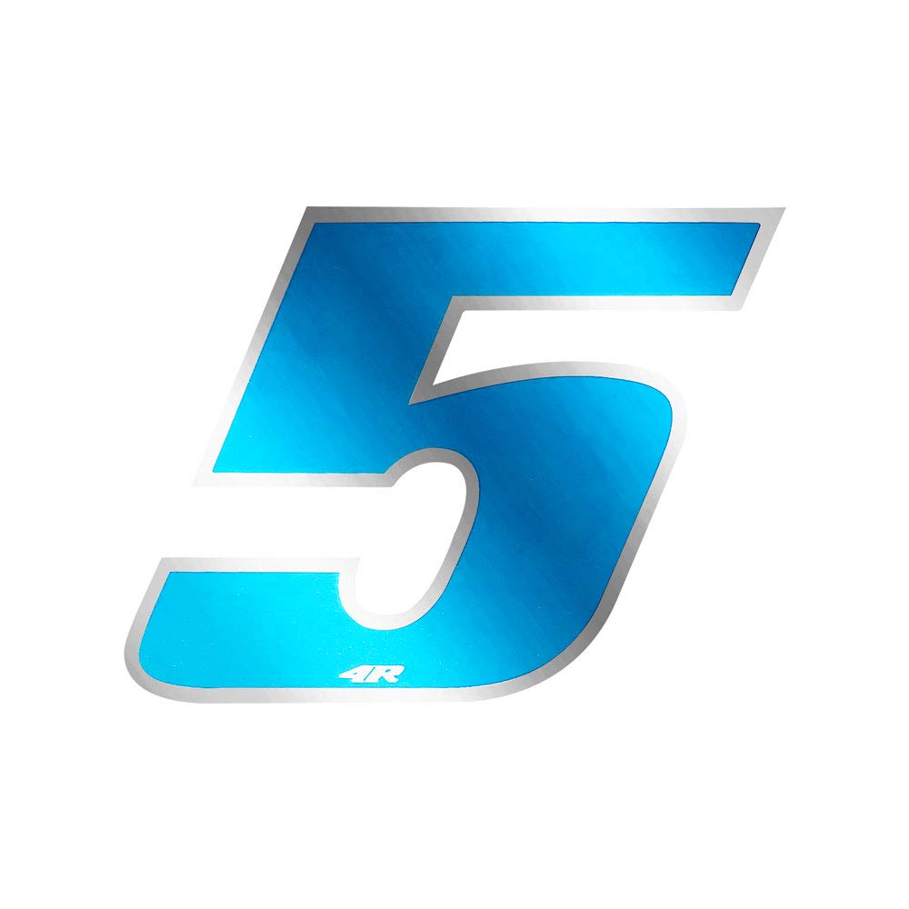Quattroerre Racing Number 5 Anodized Medium, Blue