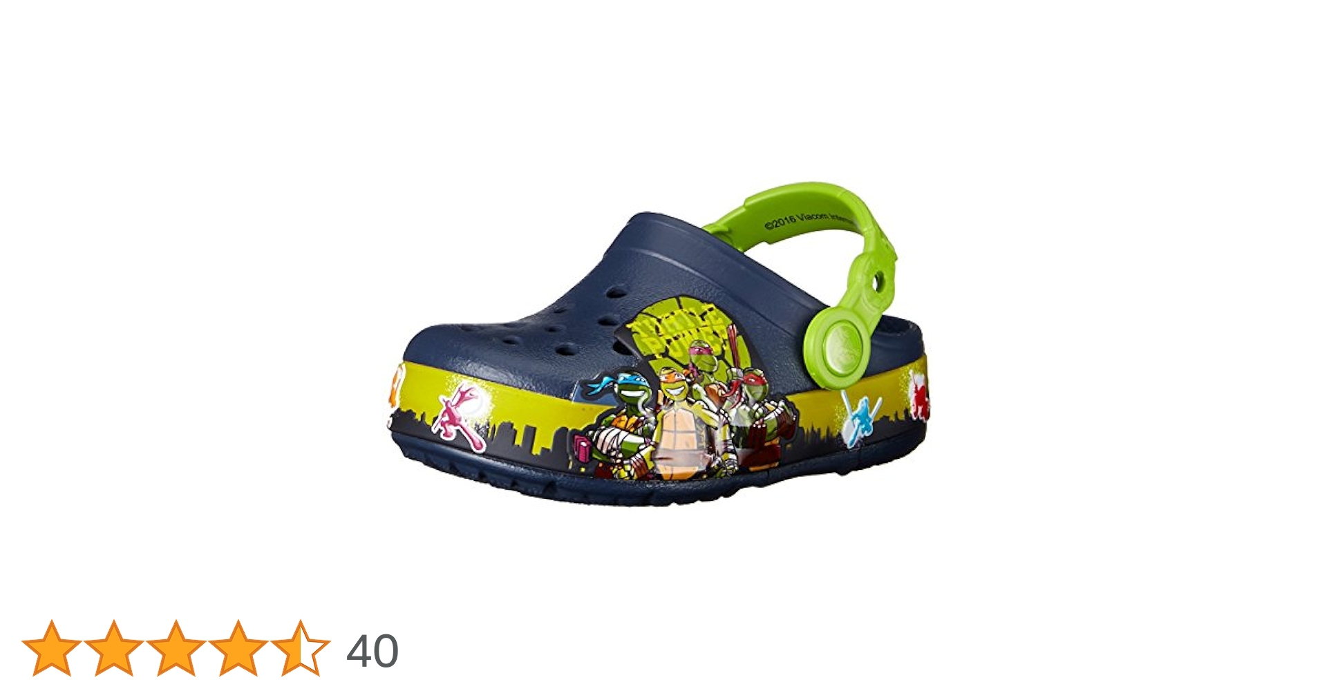 crocs TMNT II K Light-Up Clog (Infant/Toddler/Little Kid/Big
