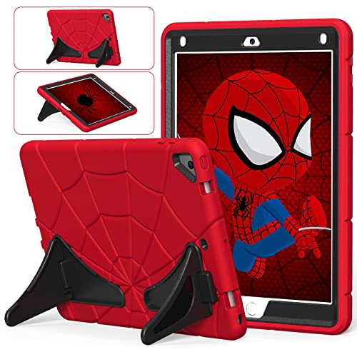 JUNJIU Funda infantil para iPad 6ª 5ª/iPad Air 1 y Air 2 Generación 2018/2017, resistente, de...