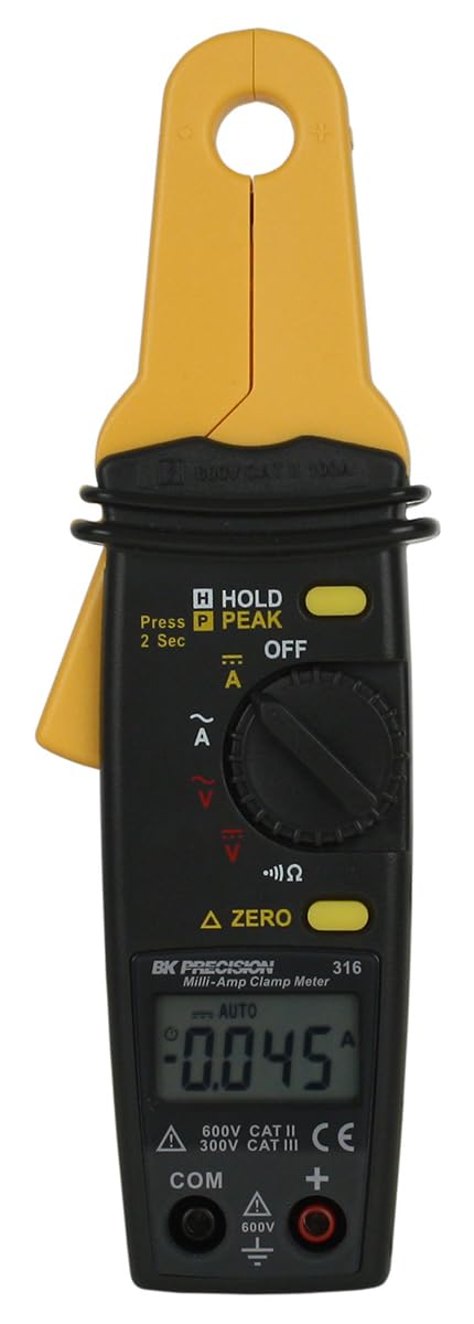 316 Mini AC/DC Clamp Meter, 12.5mm Clamp Opening size