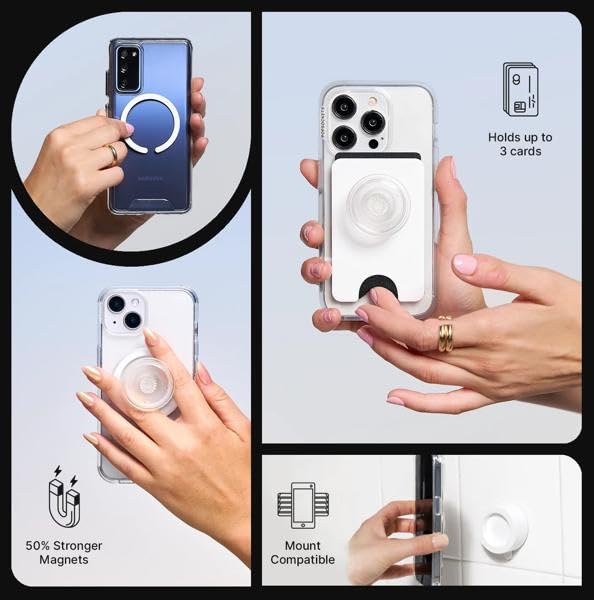 Image of PopSockets Phone Grip for MagSafe, Magnetic Holder- Pikachu