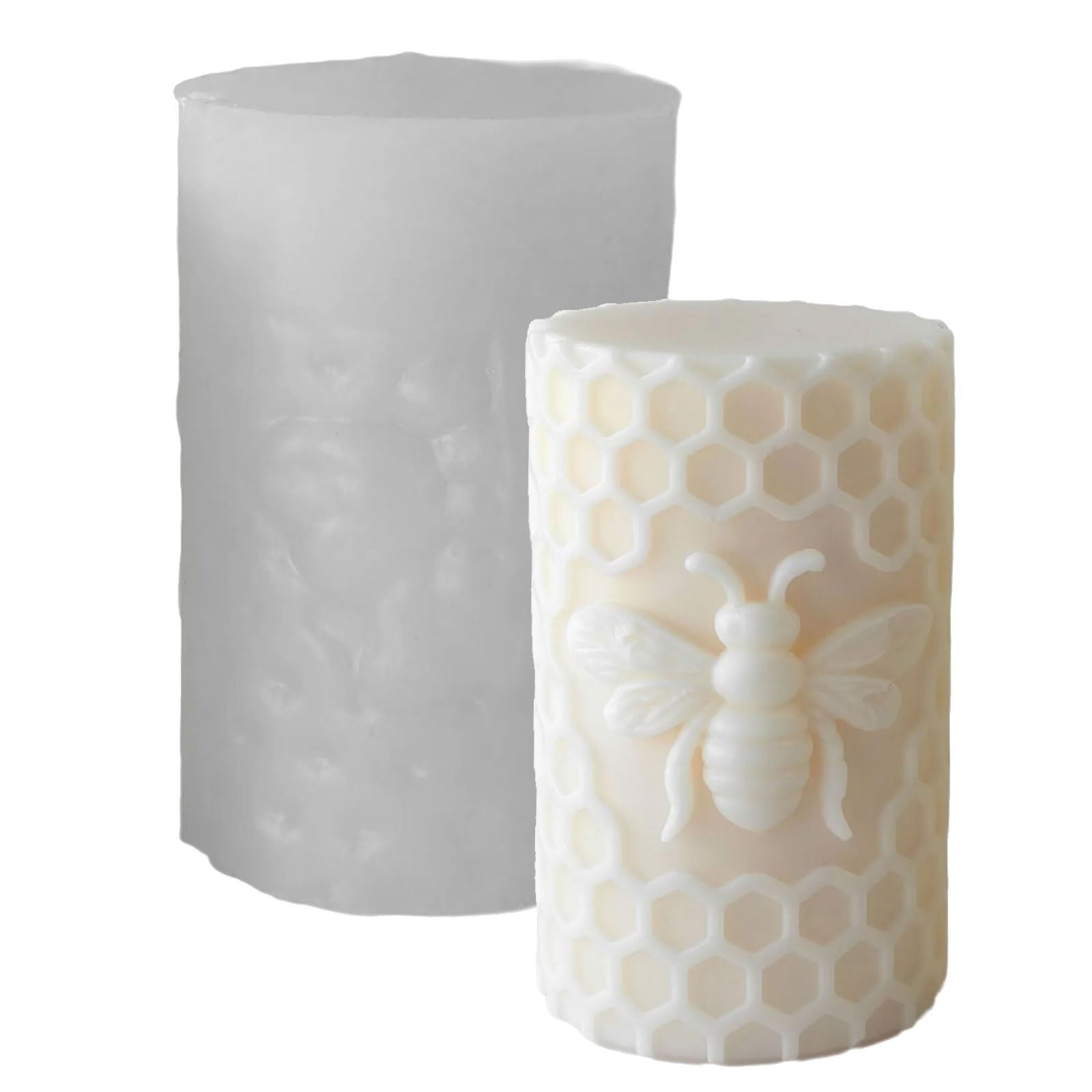 HZBB Carved Silicone Molds for Making Soap Cylinder for Epoxy Resin Project