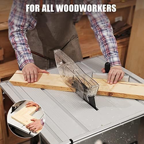 DOVAMAN DTS01A Table Saw, 15A Table Saw 10 inch, 4800 rpm, 2.05/2.87in Max Cutting Depth, 45° Bevel Cutting, 36\" Rip Capacity, Perfect Portable Table Saw for Woodworking Project