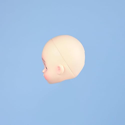 Miniatura 2 de YMY Ob11 - Maquillaje de cabeza entera con ojos de vidrio para Obitsu articulación de muñeca juguetes de cabeza 112 BJD accesorios para la cabeza de