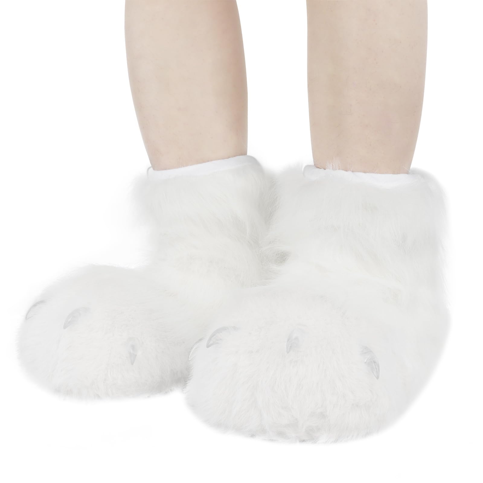 pelzige Pfote Hausschuhe Tier klaue Neuheit Cosplay Kostüm Zubehör lustige Geschenke für Halloween Weihnachten