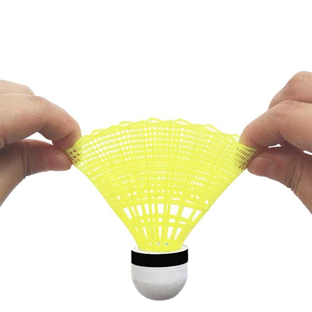 LNGJIN Volani da Badminton, 24 Pezzi Palline da Badminton in Nylon, Portatili per Allenamento e Competizione