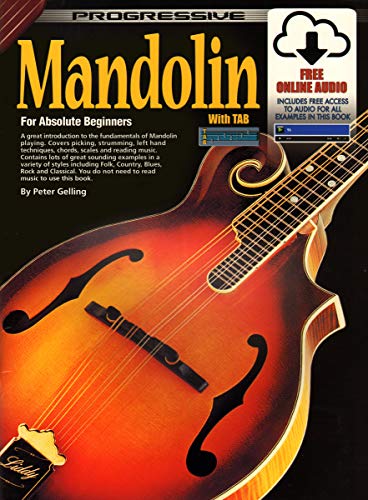 Progressive Mandolin: for Beginners- A Great Introduction to Fundamentals of Mandolin Playing