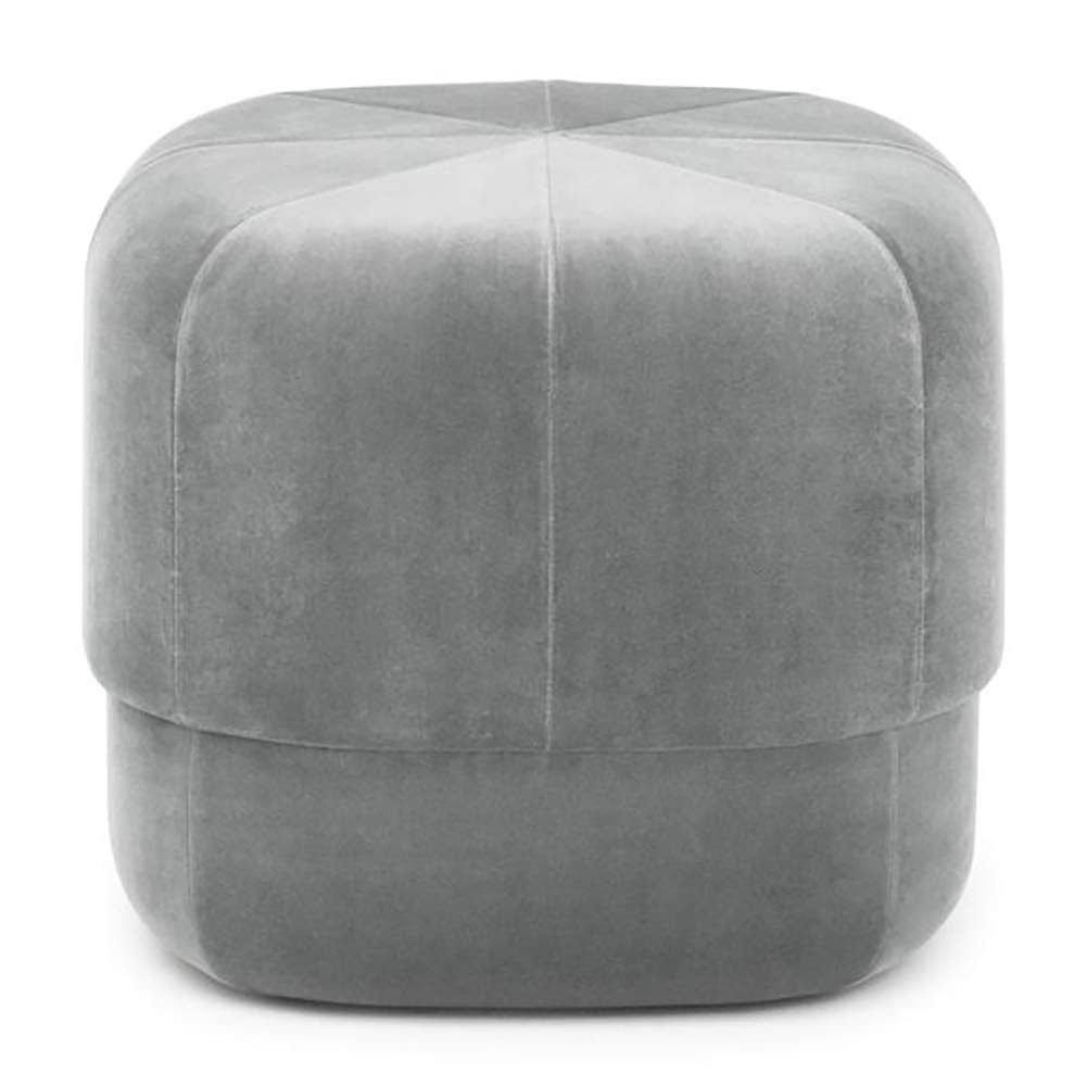 Pouf Rembourré en Velours LUNEZY pour un Salon Cosy