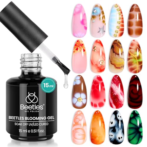 Beetles Blooming Gel 15ml Clear Uv Led Blossom Fall Halloween