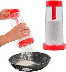 Dispenser Tapioqueira Polvilhador para Preparo Rápido de Tapioca, Crepioca e Panquecas com Praticidade e Sem Sujeira