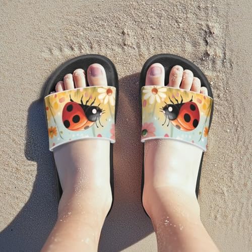 JoyLamoria Animals Pattern Sandals House Slides for Kids Pillow Slippers Comfy Cushioned Pool Beach Lightweight Open Toe2