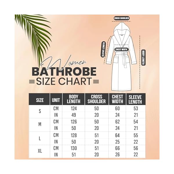 NY Threads Women's Fleece Hooded Bathrobe Plush Long Spa Robe - Image 3