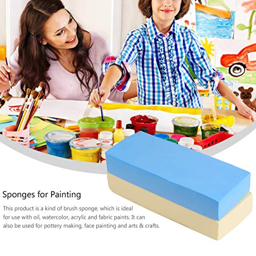 Tomaibaby 2 stks Schilderen Sponzen Synthetische Kunstenaar Sponzen Aquarelletjes voor Art Craft Aardewerk Klei… - Image 5