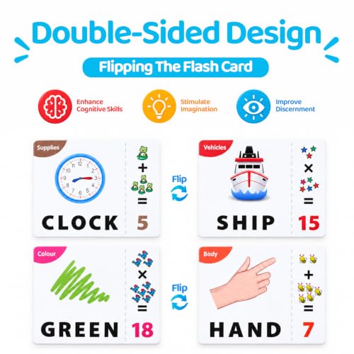 Matching Letter Games for Kids, Spelling & Math Learning Educational Toys for 3-8 Year Old Boys Girls, Sight Words Alphabet Flash Cards, Preschool Kindergarten Gift for Toddlers 4 5 6 7 Year Olds - image 4