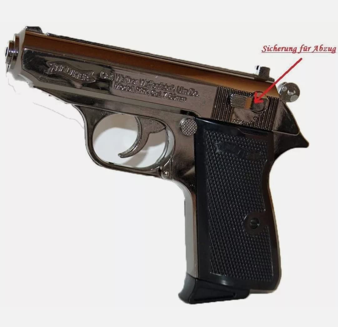 PPK Deko Pistole Replica 1 zu 1 aus Metall NEU&OVP