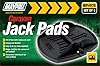 Maypole MP4976 Caravan Jack Pad (Pack of 4) - Black & 76312 12-inch 19mm Extension Socket #1