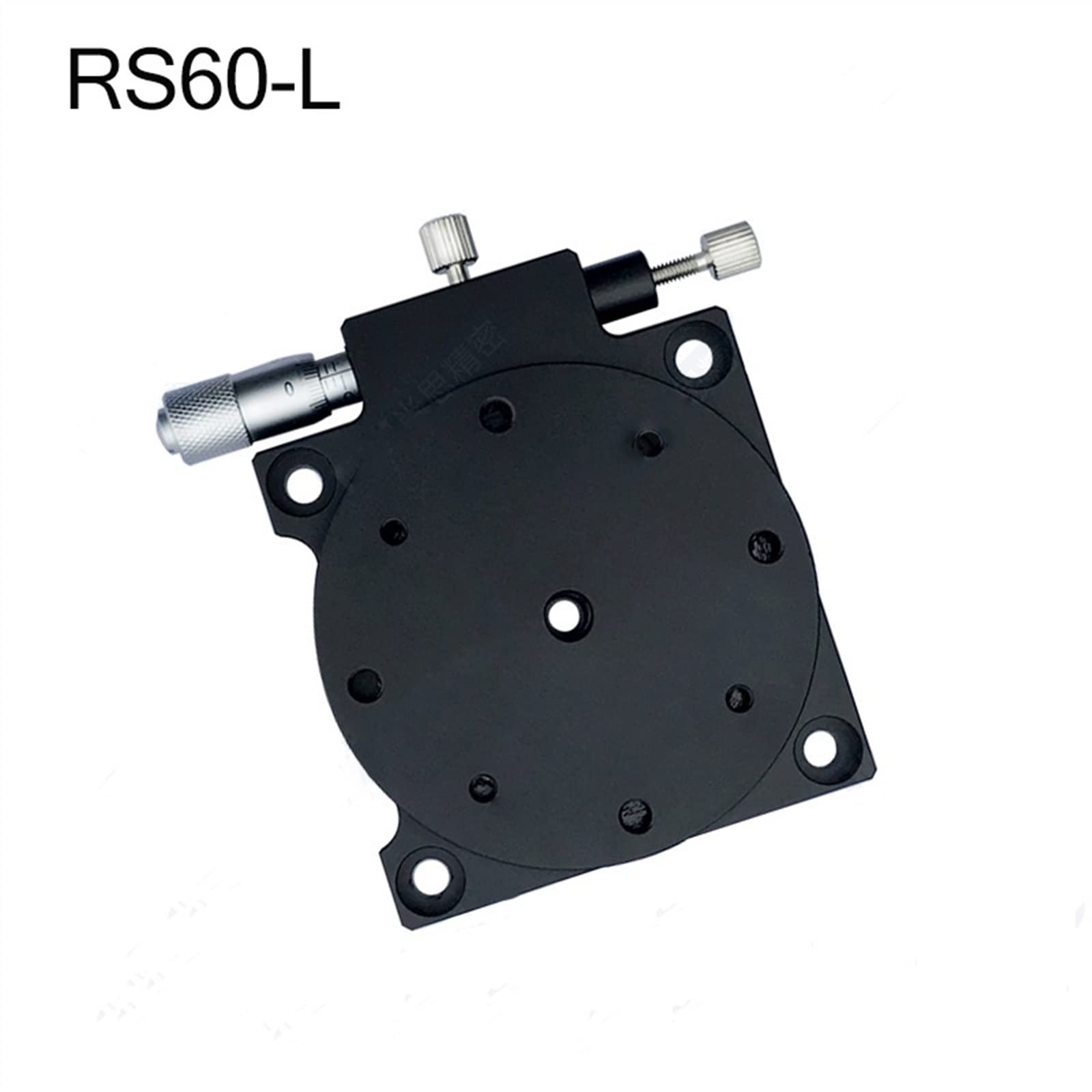 Tavolo a rulli Asse R 60mm Piattaforma rotante manuale Fase scorrevole Precisione cuscinetto Fase lineare Carico 29.4N 60mm(RS60-R)