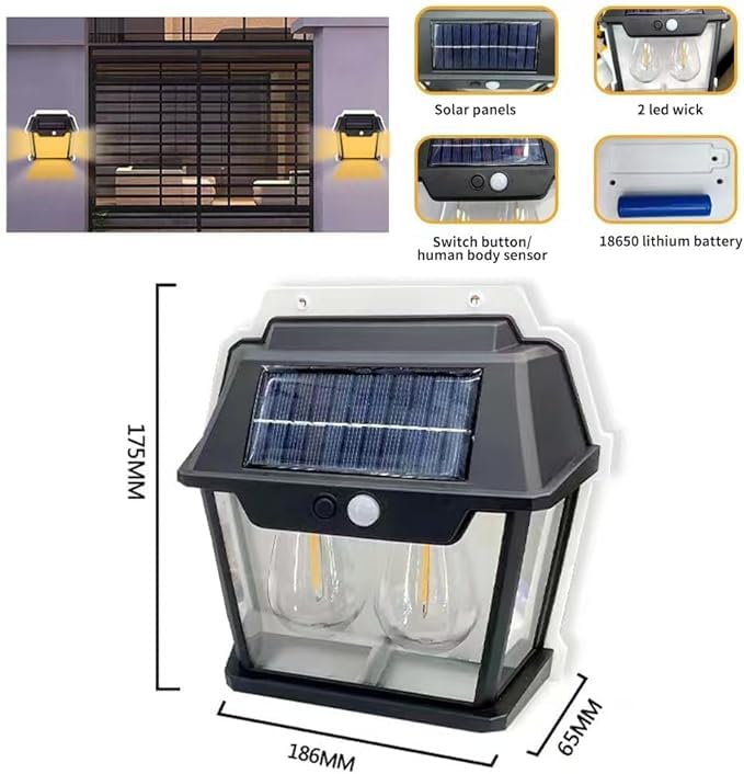 Solar Interaction Waterproof Wall Lamp Near Me From Adzdda | Best Waterproof HW 999 Solar Interaction Wall Lamp in Dubai, UAE