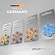Power one Hörgerätebatterien Typ 312 braun, Batterien 60 Stück Vorratspack, wireless approved, Größe p312 für Hörgeräte und Hörhilfen, high hearing level, quecksilberfrei, Made in Germany