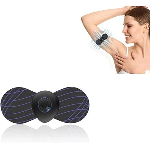 Agoto EMS Lymphatic Drainage Massage Pad Electromagnetic Wave Lymph Nodes Massager for Neck Shoulder Back Waist Arms Legs Cover