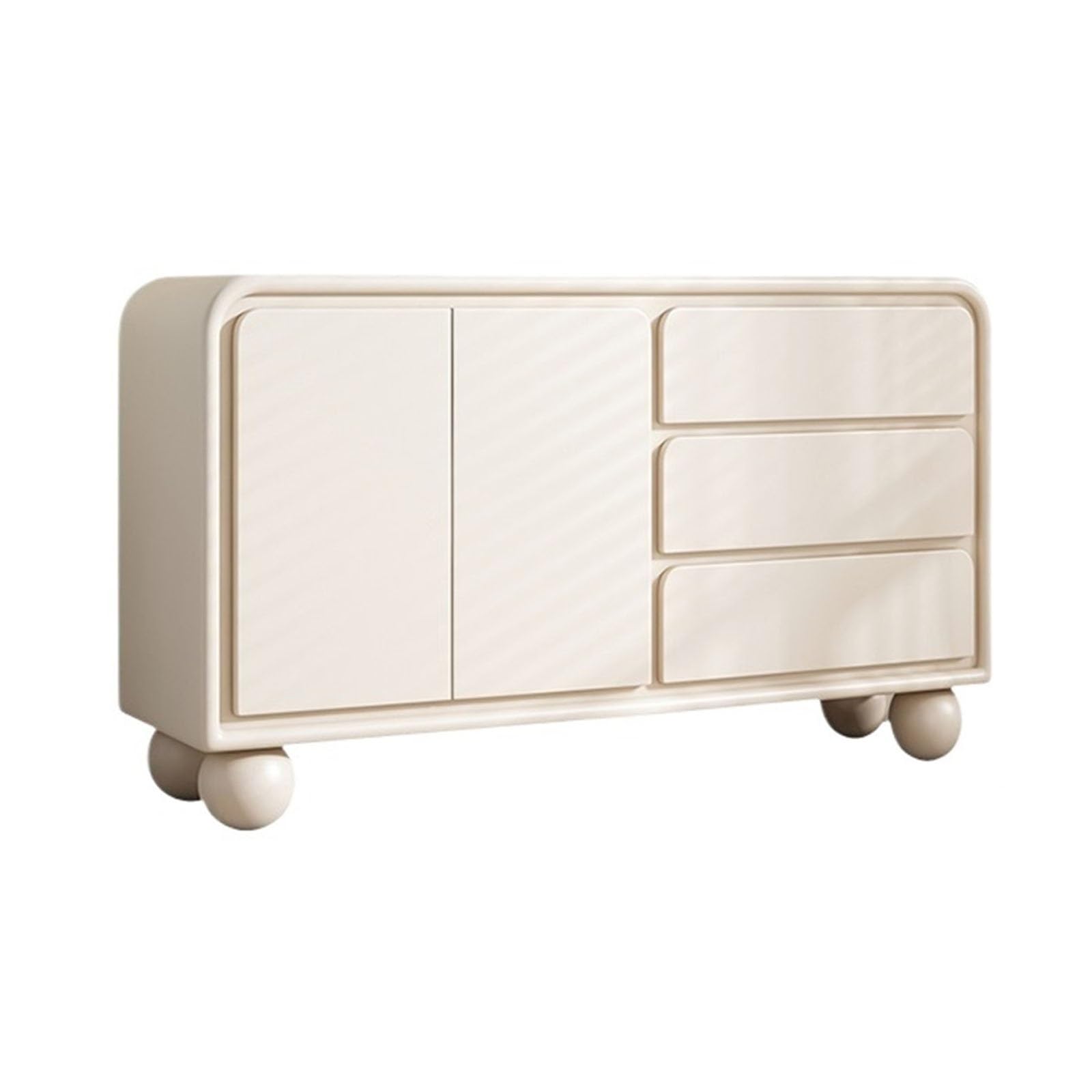 Armadio cucina Mobile Portaoggetti con Ante e Cassetti in Legno stoccaggio(100 * 40 * 77.5cm)