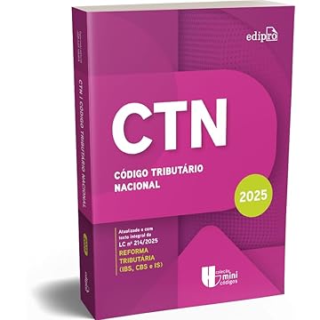 Capa do livro Código Tributário Nacional 2025