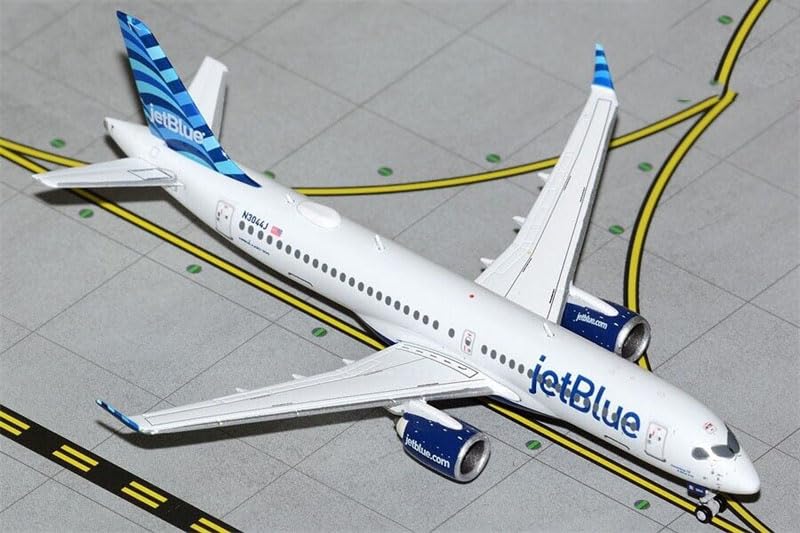 for GeminiJets for jetBlue for Airbus A220-300 N3044J 1/400