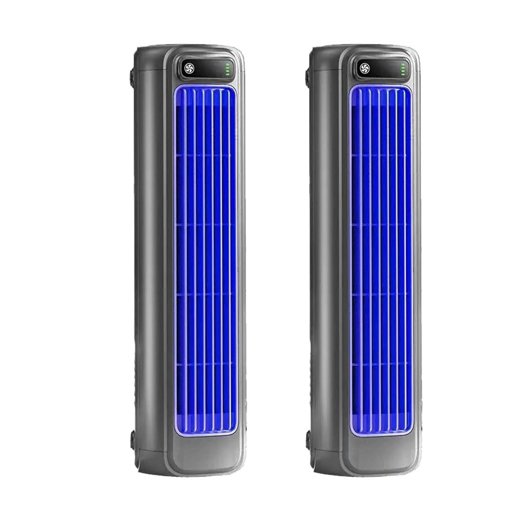 Bricoro Cooling Ace Rafraichisseur d’air portable Climatiseur Portable Rafraîchisseur d'Air LED, 3 Vitesses, Mural & USB, Bureau/Chambre/Cuisine
