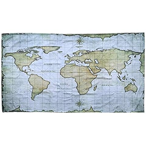 HOMELEVEL Large Beach Towel 90x180cm - Ultra Absorbent Cotton Mix Swim Towel - Machine & Tumble Dryer Safe - Quick Dry Towel Cover
