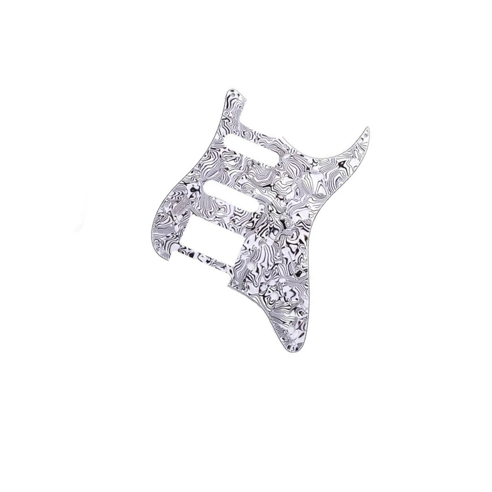 Pickguard Gitary Elektrycznej Akcesoria gitarowe Osłona na płytkę do gitary elektrycznej Osłona na płytkę do gitary elektrycznej Osłona przednia Czarno-biała skorupa