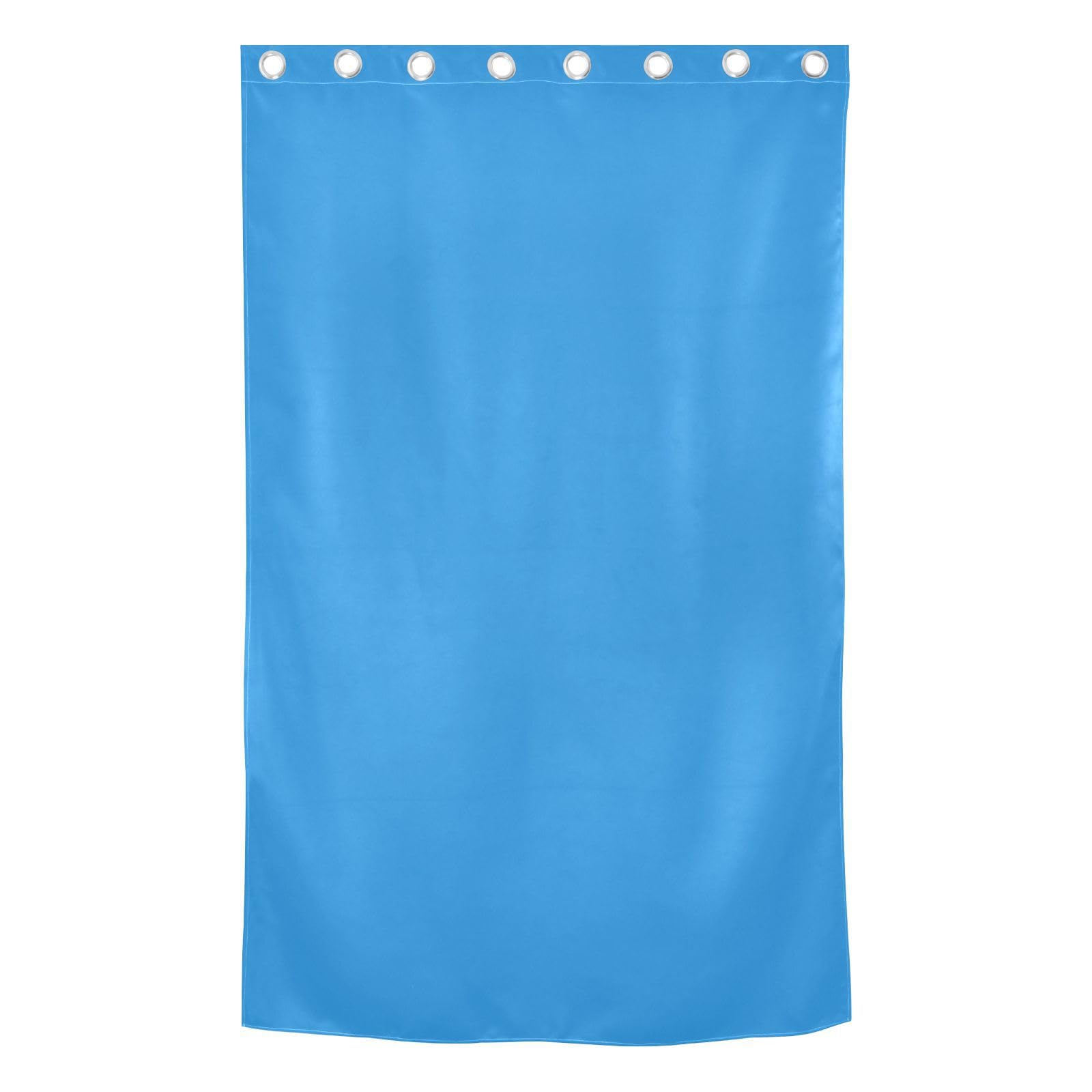 Jkepztyl Tenda blu geometrica con occhielli per camera da letto, tende oscuranti moderne astratte estetiche per soggiorno cucina, 132 x 137 cm, isolamento termico per finestre, oscuramento della