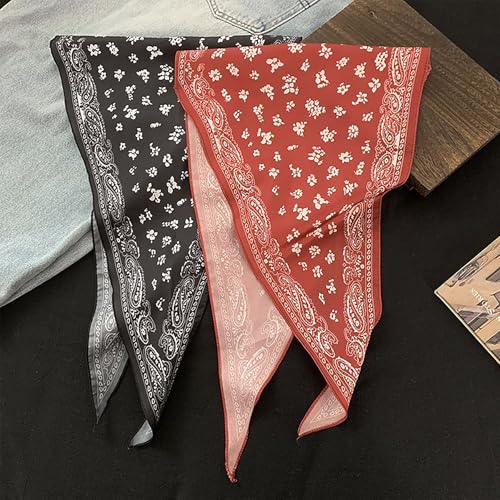 Angular scarf For Hair Cotton Head Handle Ribbon Scarfs For Hair Fashion For Women Men Gift2