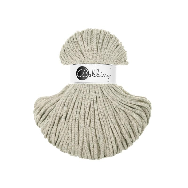 Bobbiny macrame koord 5 mm - natural