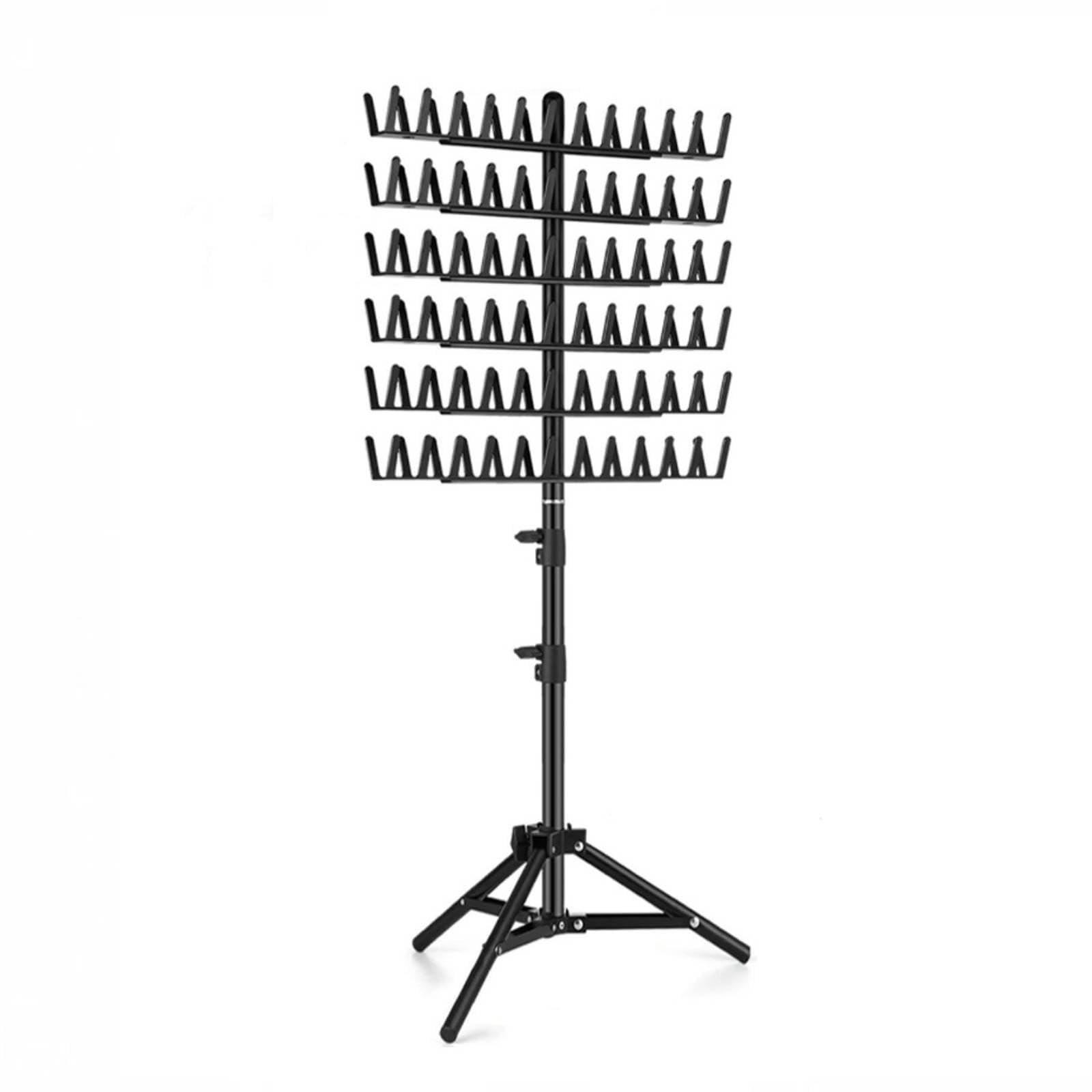 CALANDIS Hairpiece Holder Tripod Stand Portable Stable Salon Equipment for Braiders, Barber Shop Black-image-38