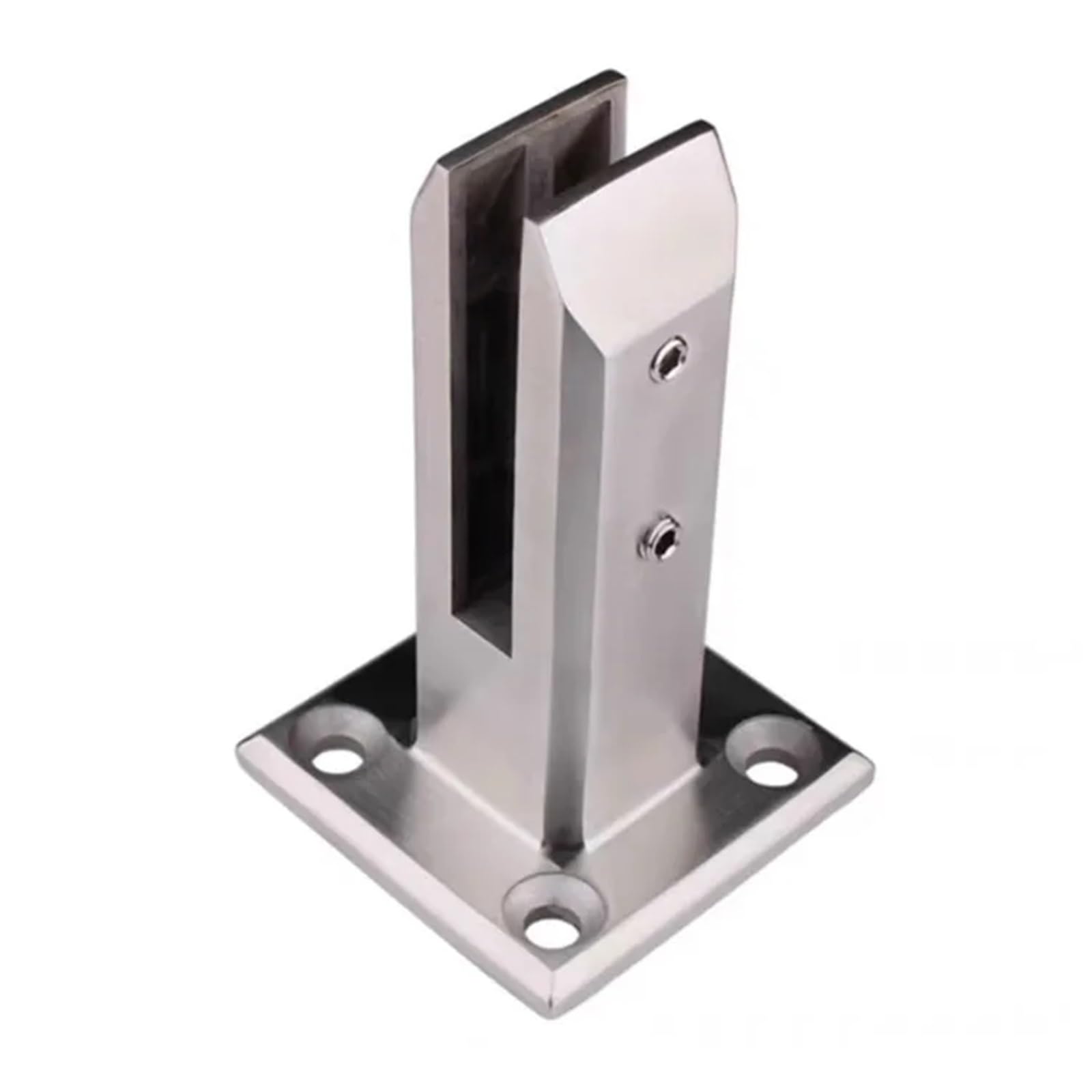 Abrazaderas de vidrio de acero inoxidable para fijar sin perforar pantallas de balcón y piscina