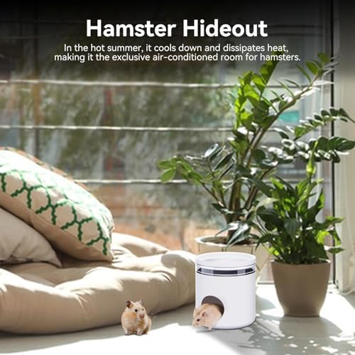 Hábitat de hámster con nido refrigerado para un sueño cómodo 3