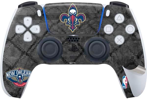 Skinit Decal Gaming Skin Compatible with PS5 Pro Bundle - Officially Licensed NBA New Orleans Pelicans Dark Rust Design