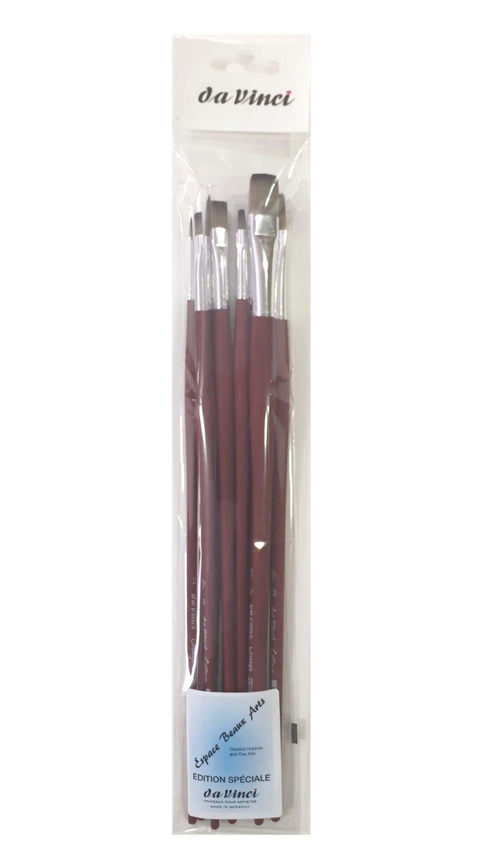 da Vinci College 8740 Synthetic Brushes 2,4,6, 8,10,12,16.e da Vinci College 8730 Pennelli Sintetici, 0,2,6. per Pittura acrilica, a Olio e a Tempera