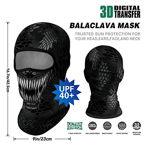 3D Balaclava Ski Mask Cool Skull Animal Full Face Mask Cycling/Motorcycle/Halloween #TOP2
