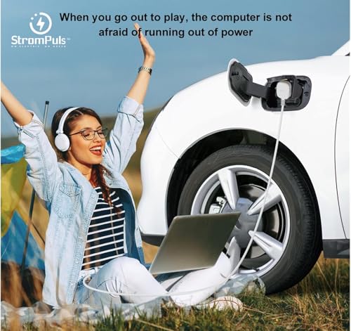 Image of Ev Charger V2L Adopter for BYD ATTO 3,BYD Seal, BYD E7, BYD Sealion Type 2 to 16 Amp Socket Vehicle to Load Adapter for Camping Hiking, NOT for TATA or Any Other Cars!