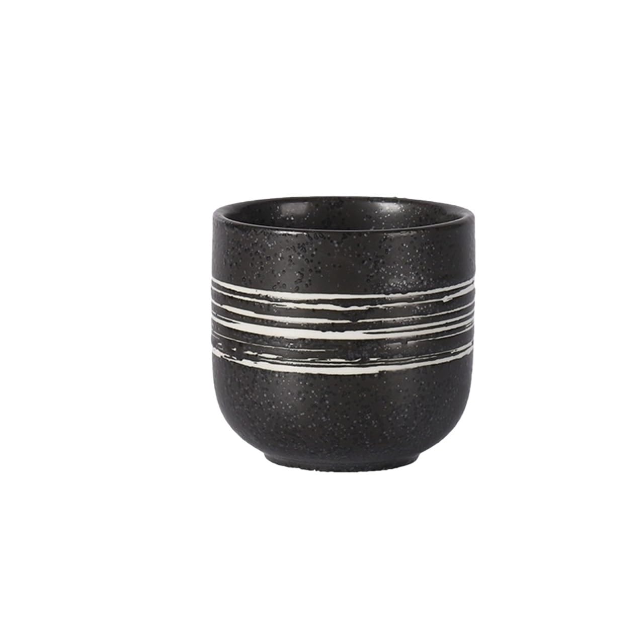 HLHLOP777 Coffee Mugs Ceramic Afternoon Tea Commercial Sushi Cuisine Milk Coffee Striped Mug Retro Black Coffee Cup