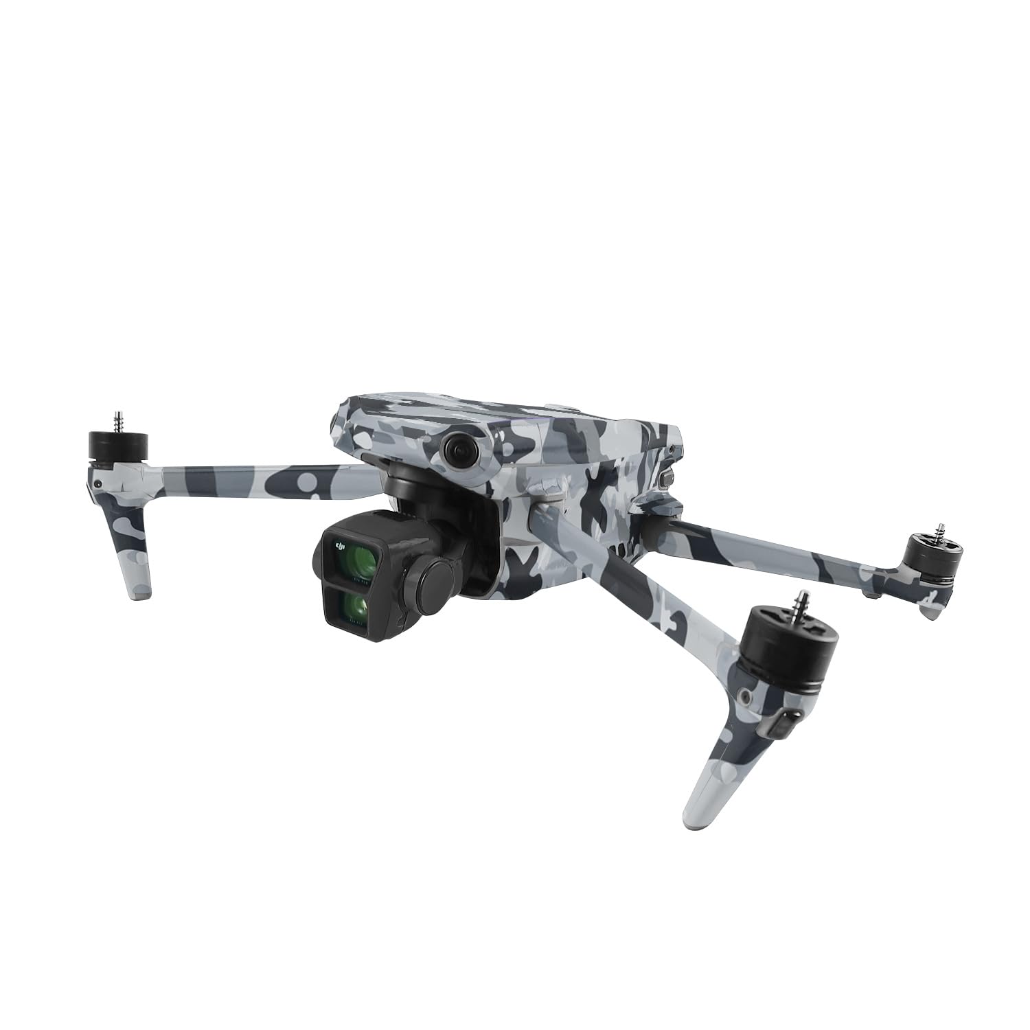 MightySkins Skin Compatible with DJI Air 3 - Gray Camouflage | Protective, Durable, and Unique Vinyl Decal wrap Cover | Easy to Apply, Remove, and Change Styles