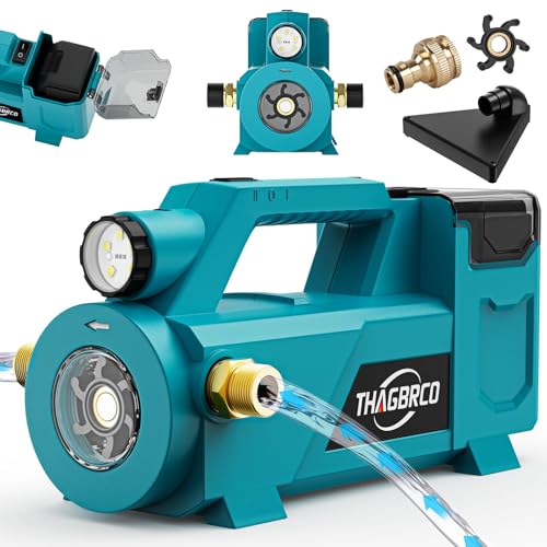 pompe auto-amorçante pour batterie for Makita 18V Li-Ion, pompe à eau 18V 430 GPH alimentée par batterie (outil uniquement, pas de batterie)