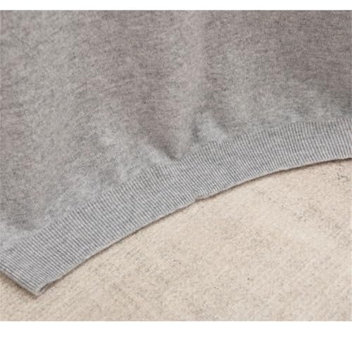 Men's Summer Solid Round Neck Short Sleeve Wool Knitted Loose Breathable Casual Pullover4